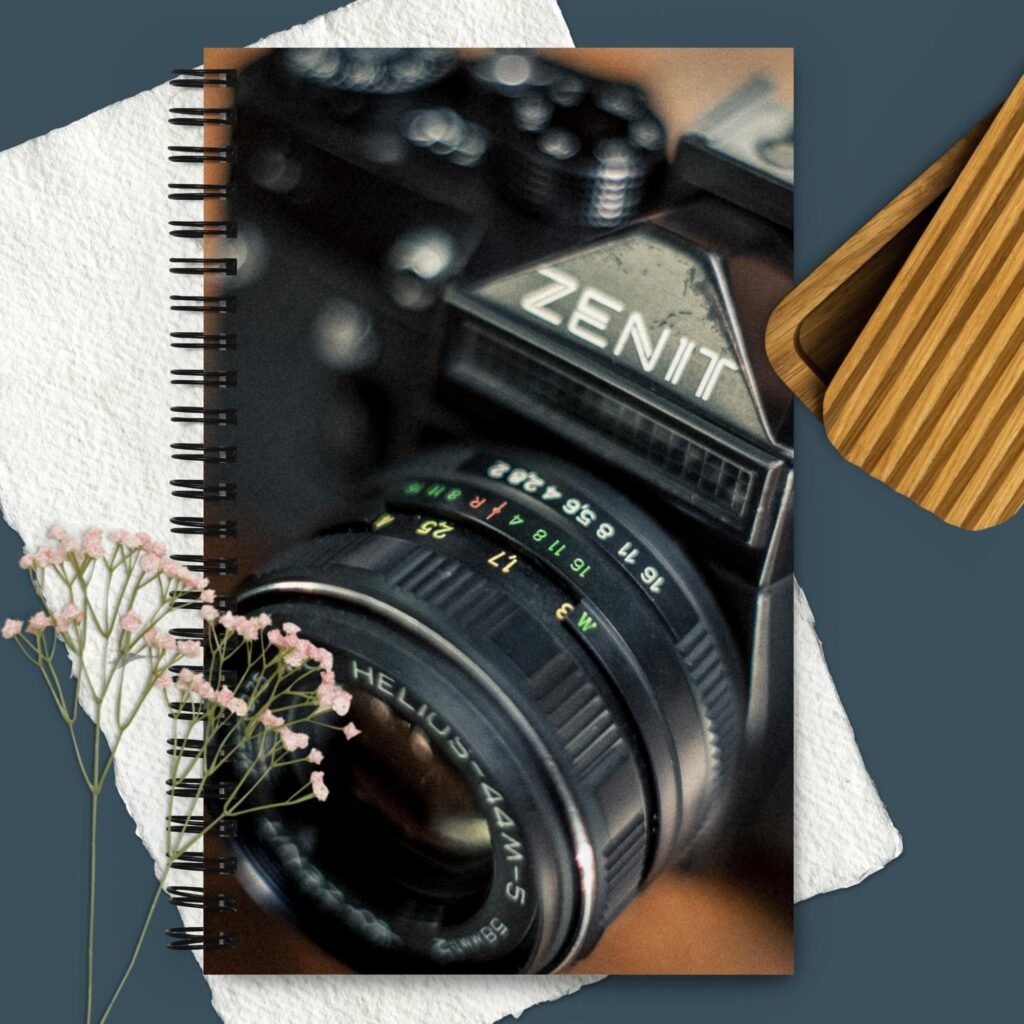 Unique Spiral notebook with exclusive photos 