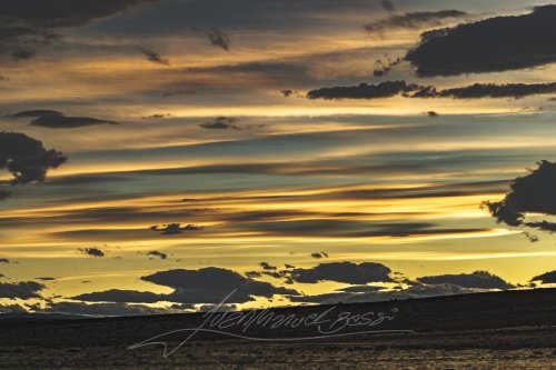 Clouds at the sunset hour 3